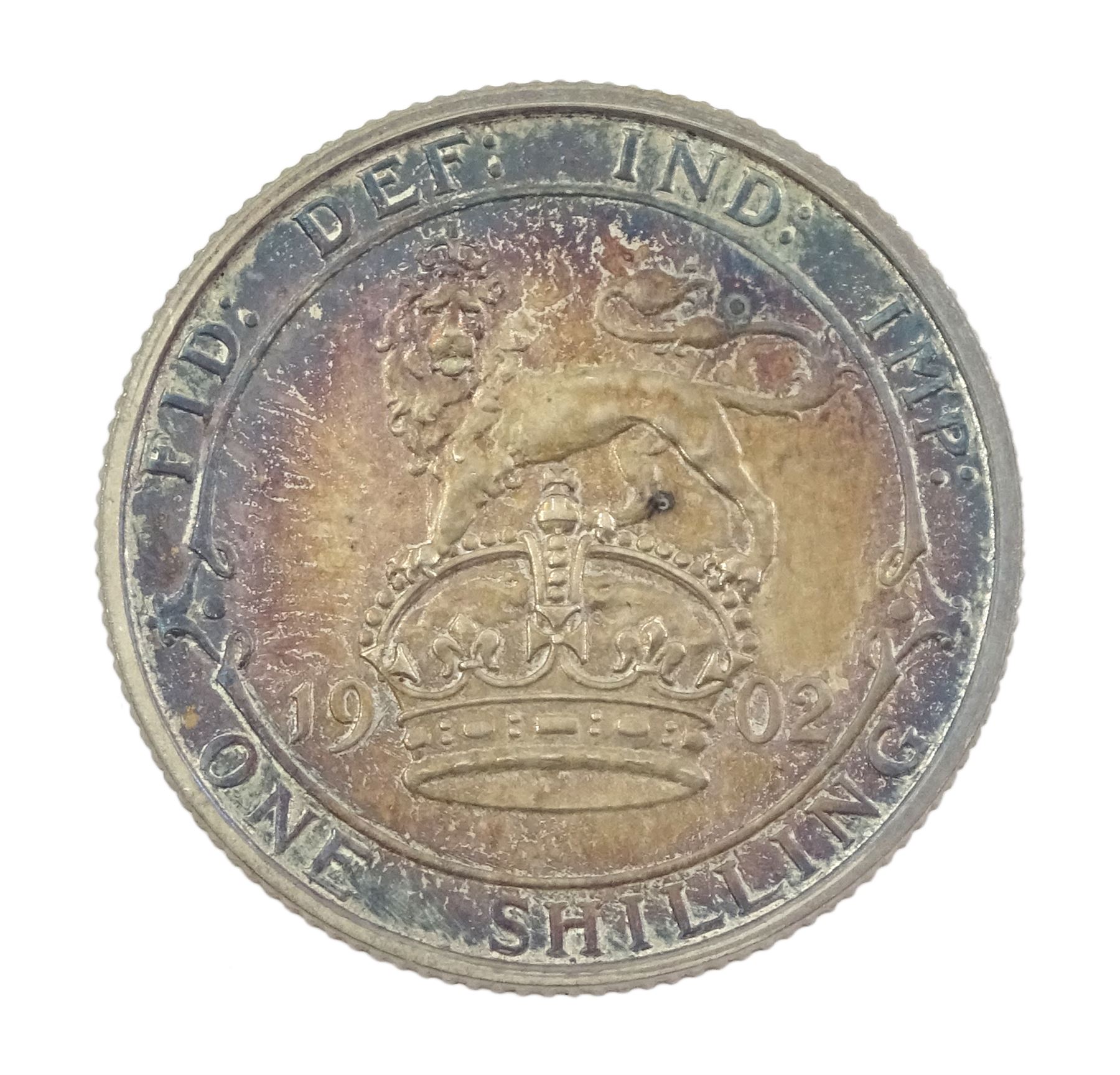 King Edward VII 1902 matt proof long coin set, comprising gold half sovereign, sovereign, two pounds and five pounds, silver maundy money set, sixpence, shilling, florin, halfcrown and crown, housed in the official dated case of issue