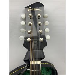 Eastman eight-string mandolin model MD504, serial no.140435406, L66cm; in TGI hard carrying case; together with case of instructional CDs