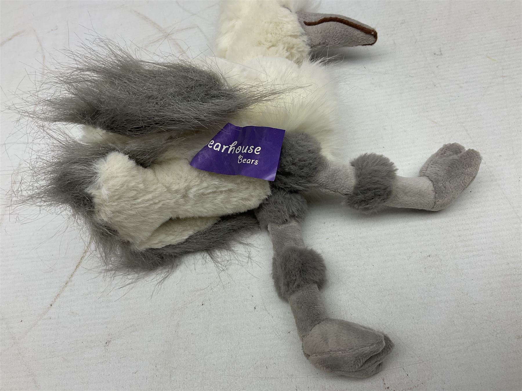 Charlie Bears - limited edition Minimo Collection 'Cappuccino' No.184/1000 and 'Espresso' No.21/1000; each with labels and complete with purpose made ceramic cups and saucers; Bearhouse emu; and Alpaca Collection teddy bear No.5800S (4)