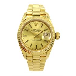 Rolex Oyster Perpetual Datejust ladies a