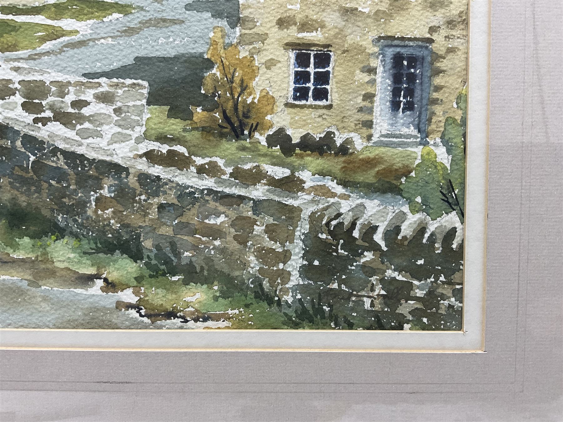 Anita Hall (British 20th Century): 'Thwaite in Swaledale', watercolour signed, titled verso