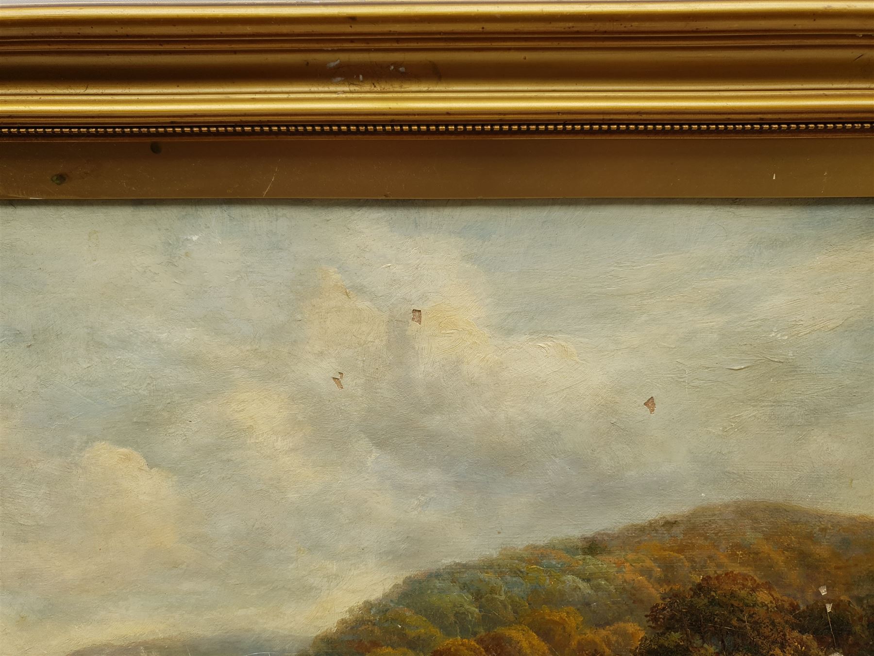 William Henry Waring (British 1886-1928): Harvesting, oil on canvas signed 35cm x 45cm