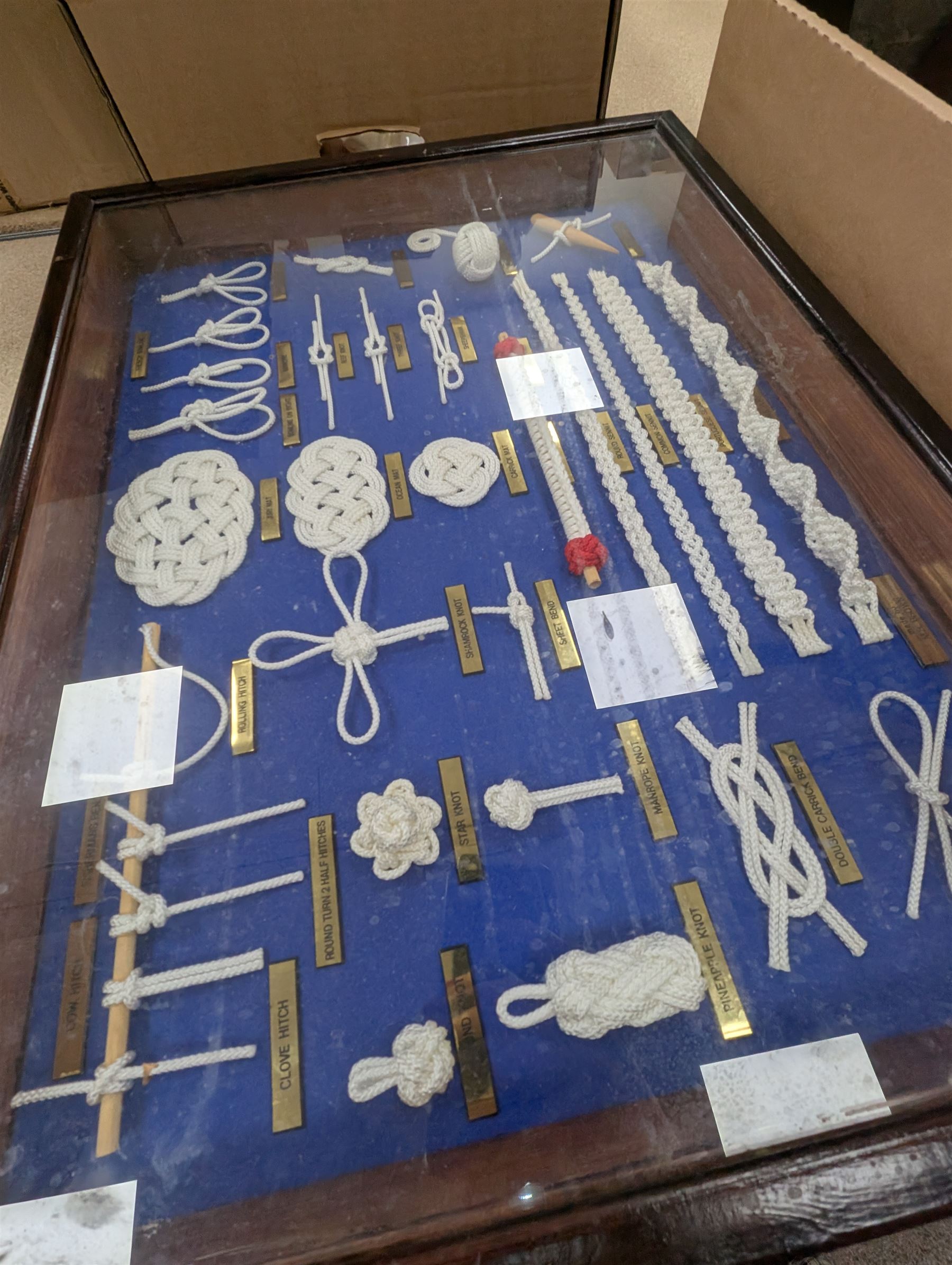 Silver plated cocktail shaker and goblets, knot display, House of Fraser silver plated canteen, costume jewellery, etc 