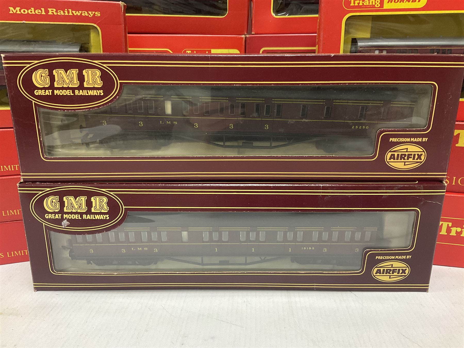 Various makers ‘00’ gauge - twenty three passenger coaches to include buffet cars, sleeping cars, utility van, Pullman coaches etc; mostly Hornby/Tri-Ang boxed (23) 