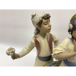 Lladro figure, Valencian Courtship, modelled as a couple, in original box, no 2239, year issued 1993, year retired 2004, H30cm