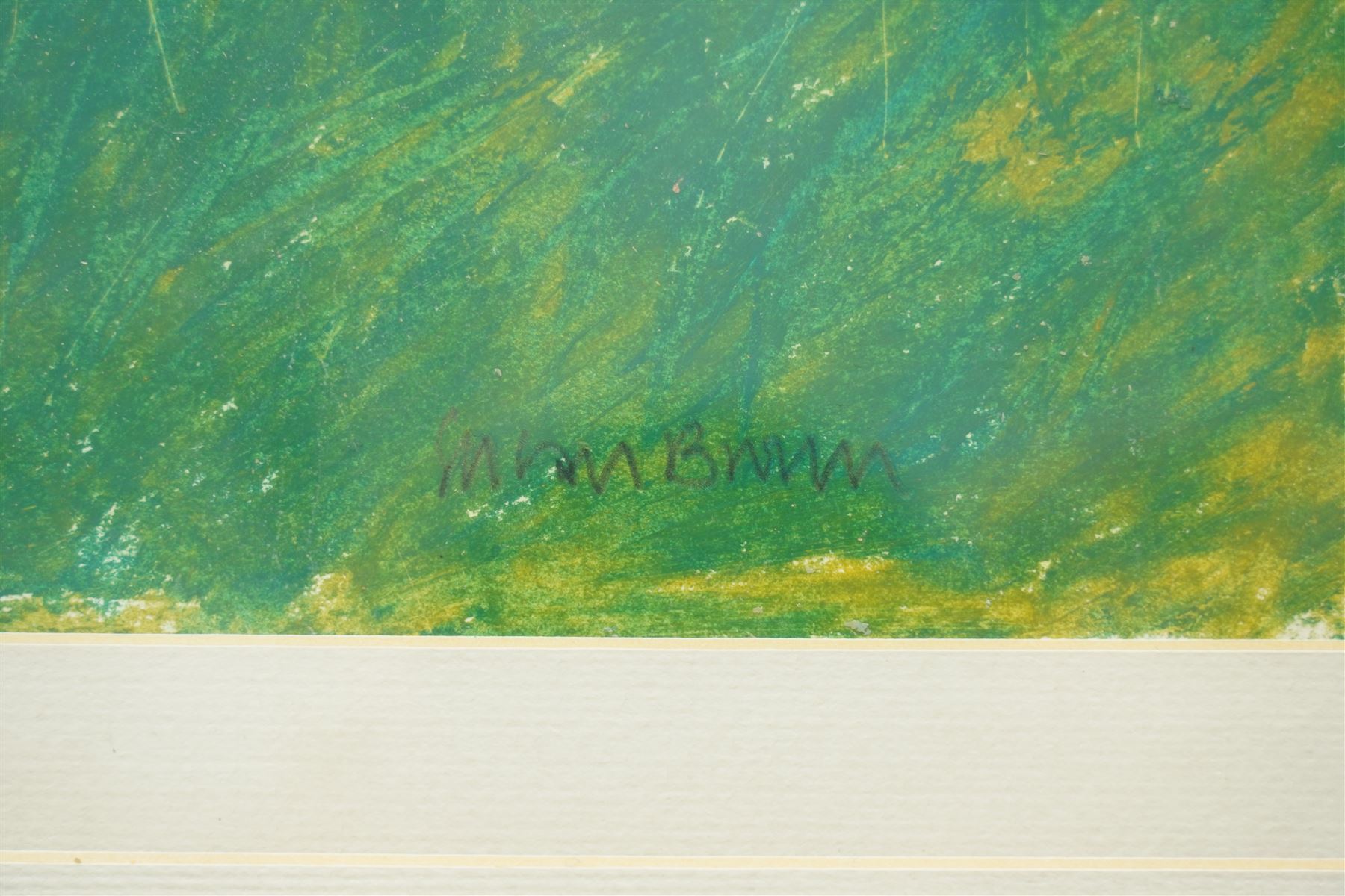 Susan Brown (Northern British 1956-): 'Quack March', pastel signed, titled verso 25cm x 37cm 