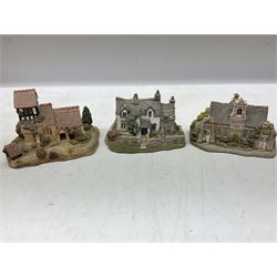 Eleven Lilliput Lane models, to include St Marks, Rose Cottage, Puffin Row, Village School, Swan Inn etc, all boxed