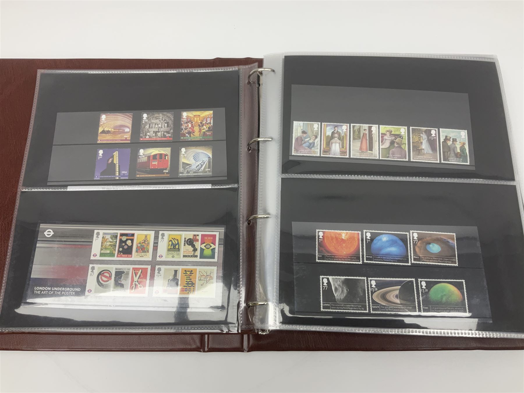 Queen Elizabeth II mint decimal stamps, mostly in presentation packs, face value of usable postage approximately 845 GBP