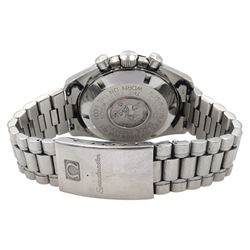 Omega Speedmaster 'Moon Watch' chronograph wristwatch, Ref. 3590.50.00, Cal. 861, serial No. 48302109, on original strap, boxed with papers, tag, warranty card dated '94 and additional links