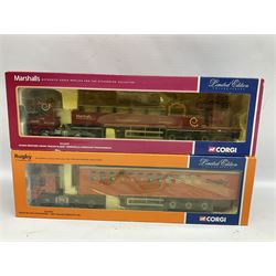 Corgi Limited Edition 1:50 scale die-cast models including Blue Circle Cement, Rugby Cement, Rigid Tippers, Marshalls, British Railways and other models (10)