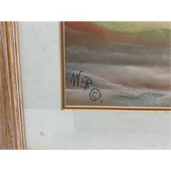 Mackenzie Thorpe (British 1956-): 'Farther and Farther Away', pastel signed with monogram and dated '93, titled verso 44cm x 61cm 
Provenance: the vendor’s father attended Thorpe’s art school in Richmond and the two became firm friends; this painting has never been on the open market before.