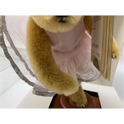 Limited edition Merrythought musical bear, Sugar Plum Fairy, no 228/1000, with tag and box 