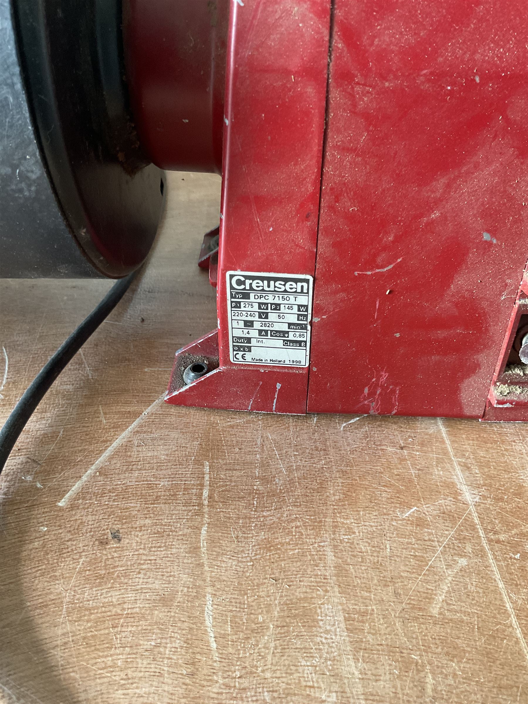 Creusen dual bench grinder with polishing wheels  - THIS LOT IS TO BE COLLECTED BY APPOINTMENT FROM DUGGLEBY STORAGE, GREAT HILL, EASTFIELD, SCARBOROUGH, YO11 3TX