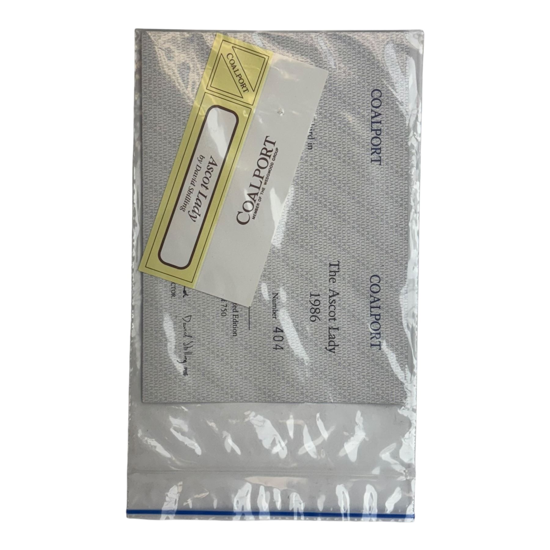 Coalport The Ascot Ladies set of six figures, comprising 1984, 1985, 1986, 1987,1988 and 1989, all with certificates and original boxes