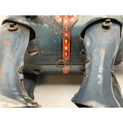 German Blomer and Schuler 'Jumbo' Elephant clockwork tinplate figure, marked 'D.R.P. DRGM Made in Germany', complete with key H9.5cm