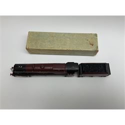 Hornby Dublo - three-rail Duchess Class 4-6-2 locomotive 'Duchess of Atholl' No.6231 with yellow nameplate; in pale blue box; with separate unboxed D2 tender (2)