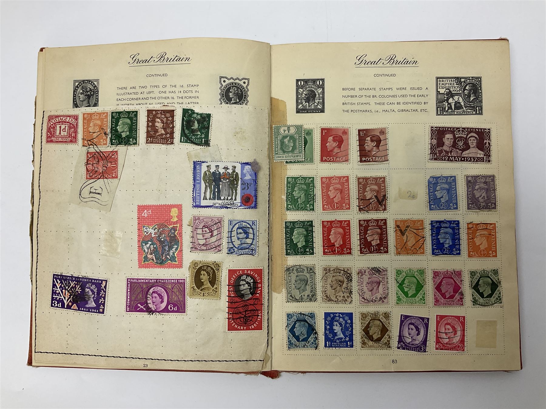 Queen Victoria 1889 crown coin, King George V 1935 crown, Queen Elizabeth II 1977 silver proof crown, small number of Great British pre 1947 silver coins, other pre-decimal coinage, World stamps including Argentina, Australia, Belgium, Canada, France, Germany etc 