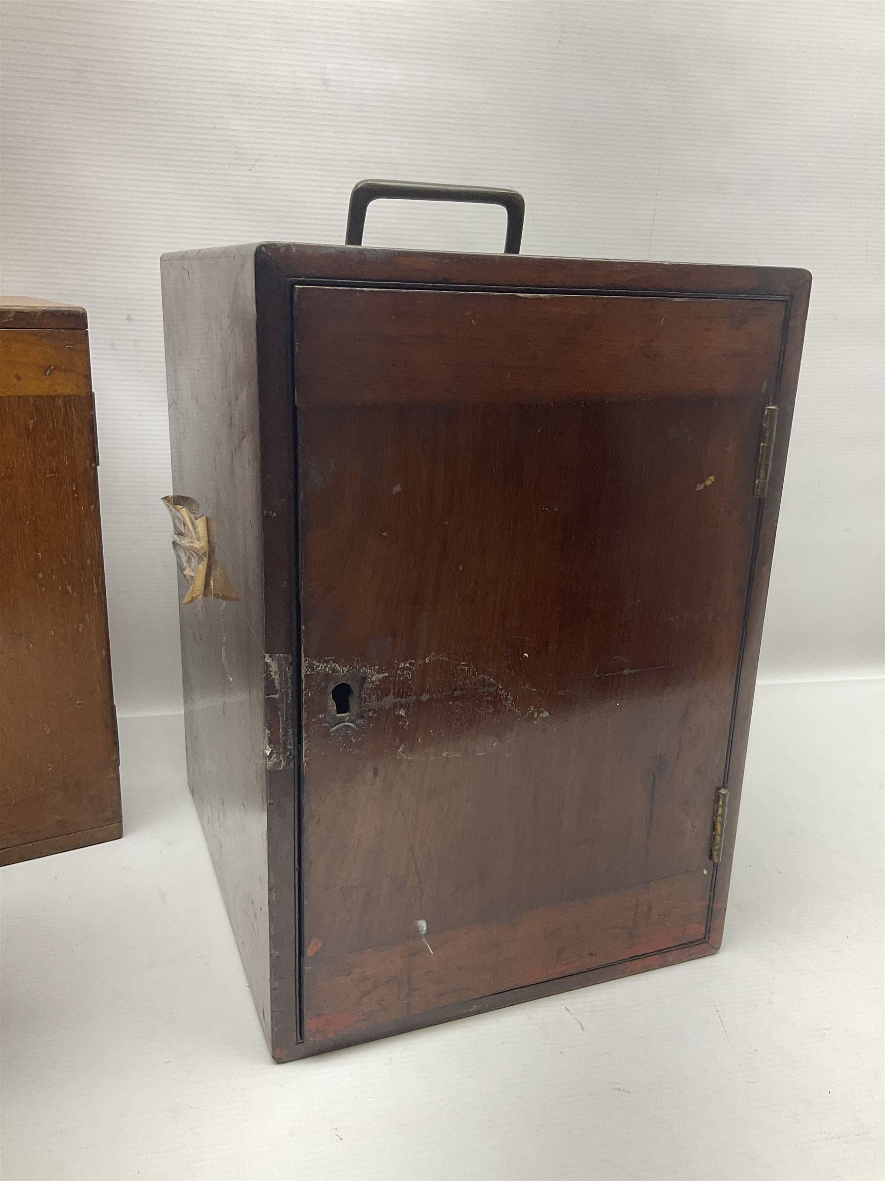 Two R & J Beck microscopes, no 22512 and no 25117, both in original wooden boxes 