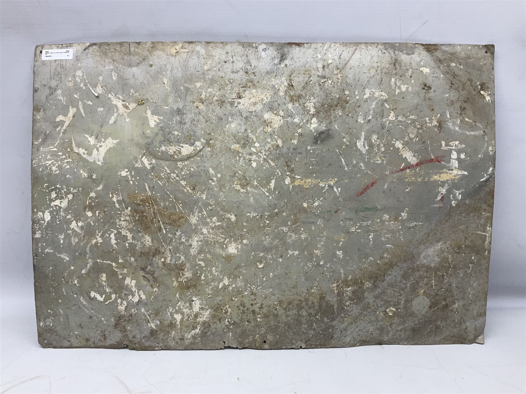 Northern Dairies Ice Cream aluminium advertising sign, W76cm H50cm