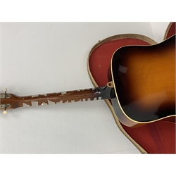 Levin LM 26 acoustic guitar, with carrying case. Provenance: This Guitar was on the INXS Dirty Honeymoon Tour 1994 