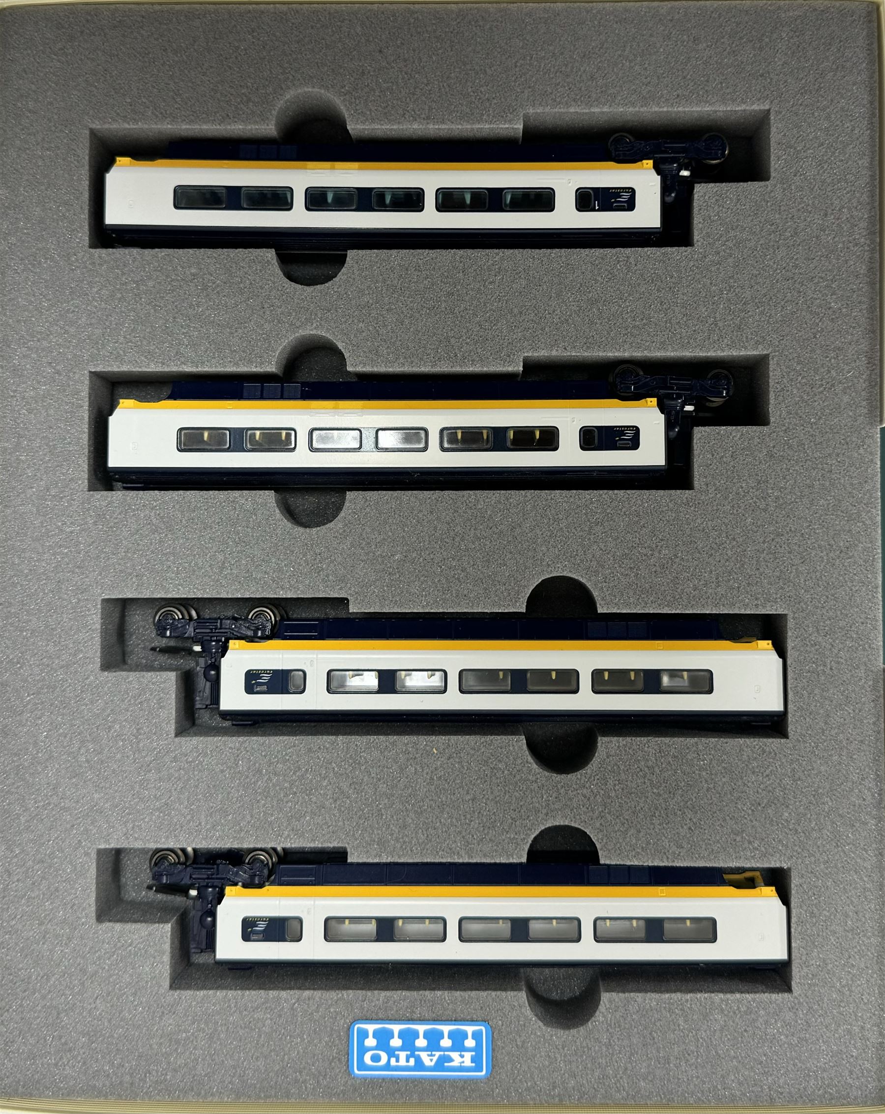 Two Kato 'N' gauge Eurostar Car Sets | Model Railway | 122286