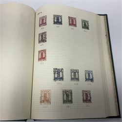 Stamps including British occupation of Italian Colonies overprints, French Morocco stamps with Tanger overprints, surcharges etc, housed in two albums