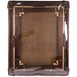 English School (19th Century): Portrait of a Merchant, oil on canvas in in gilt frame unsigned 90cm x 70cm