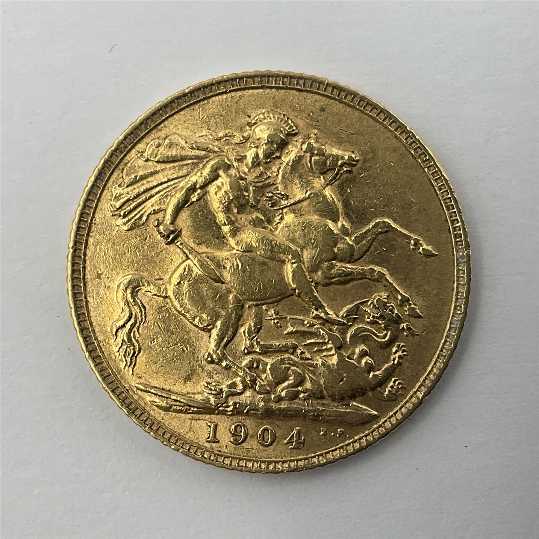 King Edward VII 1904 gold full sovereign coin