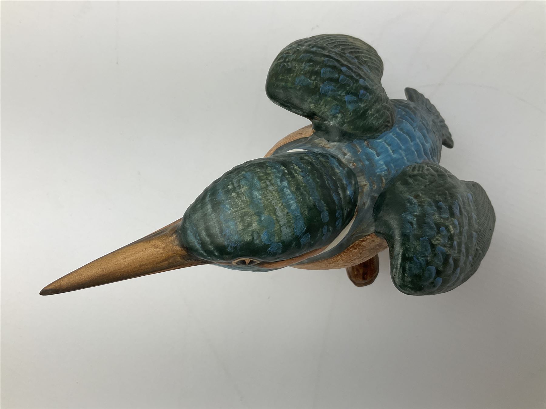 Beswick kingfisher model no. 2371, Country Artists model of a recumbent boxer, other composite animal figures, Satsuma vase and another lidded twin handled example (a/f),  together with quantity of other ceramics etc