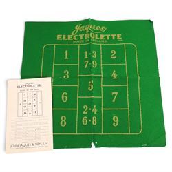 John Jaques & Son Ltd Electrolette electronic horse racing game, boxed with instructions