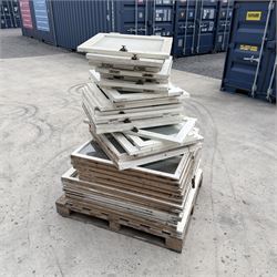 Large lot of sash windows - varied sizes