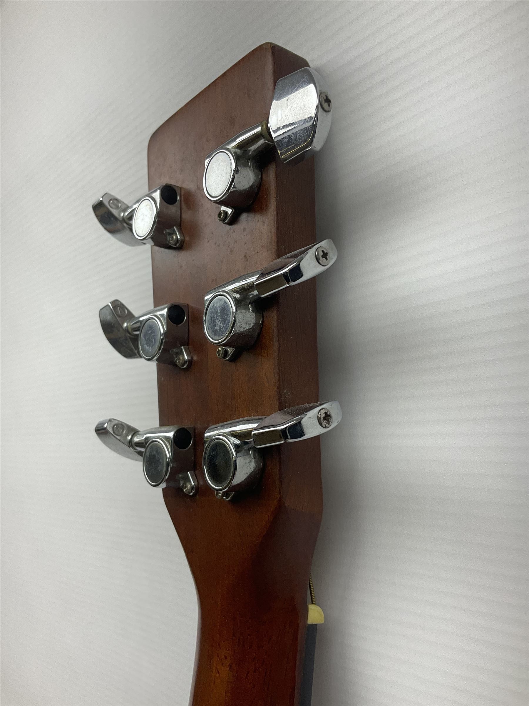 Tanglewood semi-acoustic guitar with Fishman preamp, mahogany back and solid cedar top L103cm; and a Rockbag electric guitar soft carrying case (2)