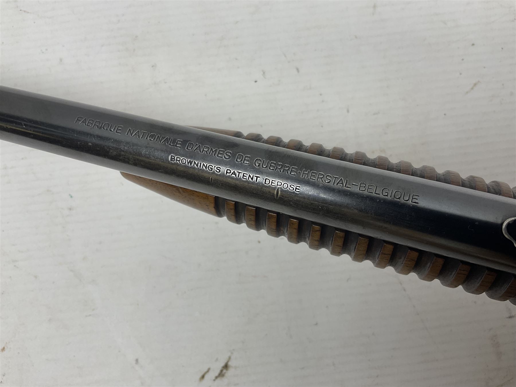 FIREARMS CERTIFICATE REQUIRED - Belgian Browning FN pump action .22 LR rifle, the 56cm(22