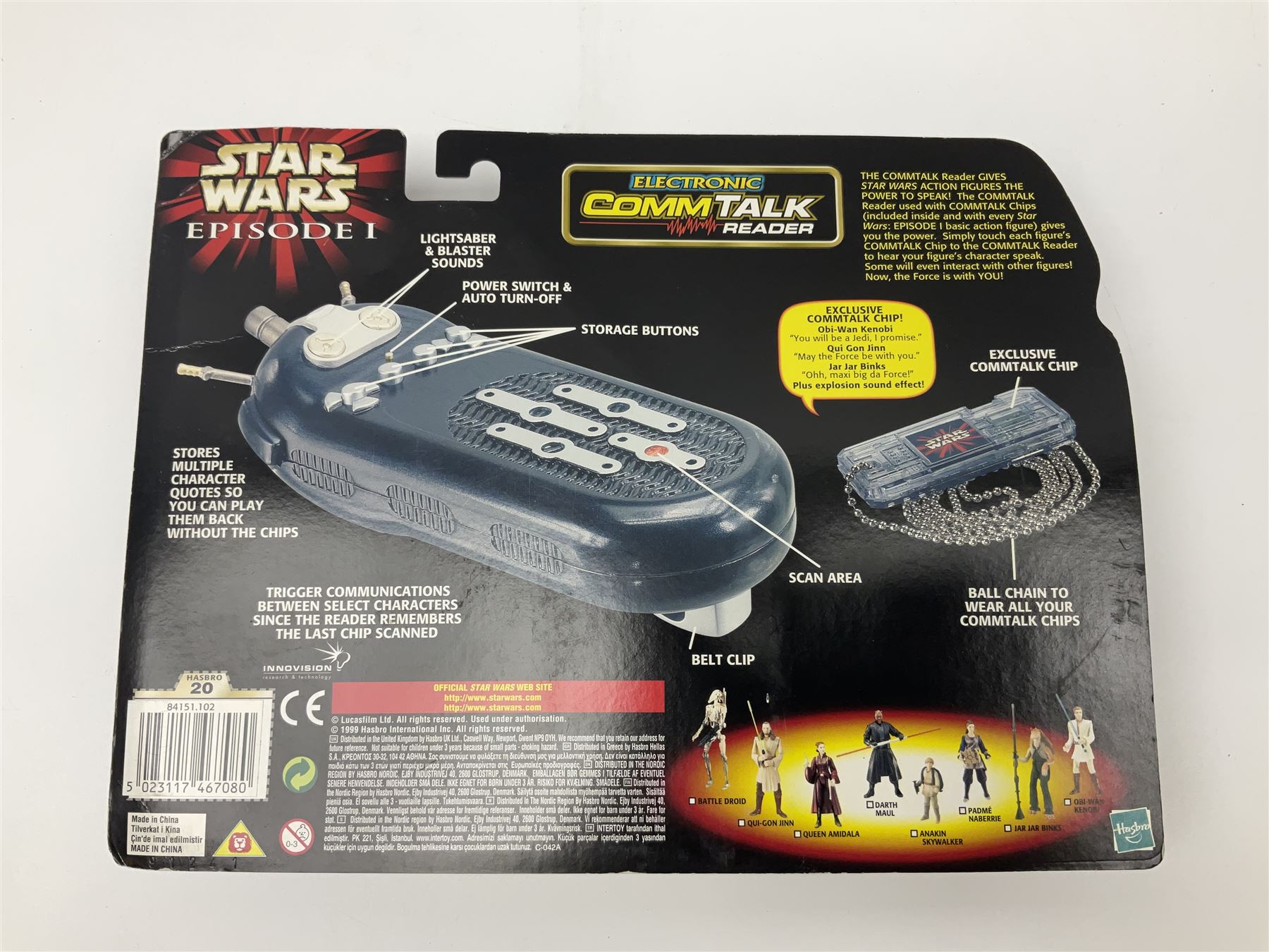 Star Wars - twenty-four Star Wars Episode One figures in card backed packaging; Collections 1, 2 and 3 with Electronic Commtalk reader for each figure's commtalk chip.