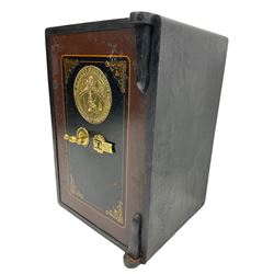 Victorian painted cast iron safe by 
