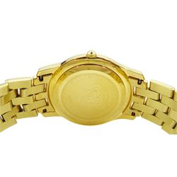 Gucci gentleman's gold-plated and stainless steel wristwatch, model No. 5400M, serial No. 0025786, boxed