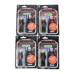 Twelve Hasbro Kenner Star Wars Obi-Wan Kenobi TV series figures, including Retro Collection examples, comprising NED-B, Reva, Grand Inquisitor x4, Fifth Brother x2, Obi-Wan Kenobi (Wandering Jedi) x2 and Darth Vader (The Dark Times) x2, all carded