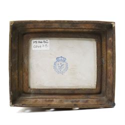Novelty single inkwell in the form of a Boars head, H14cm W18cm 