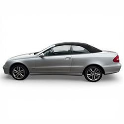 Mercedes-Benz CLK Cabriolet 280 Avantgarde, 3 Litre petrol, automatic, 2006, 2dr, 74500 Miles, convertible, silver, (C10 BJM)