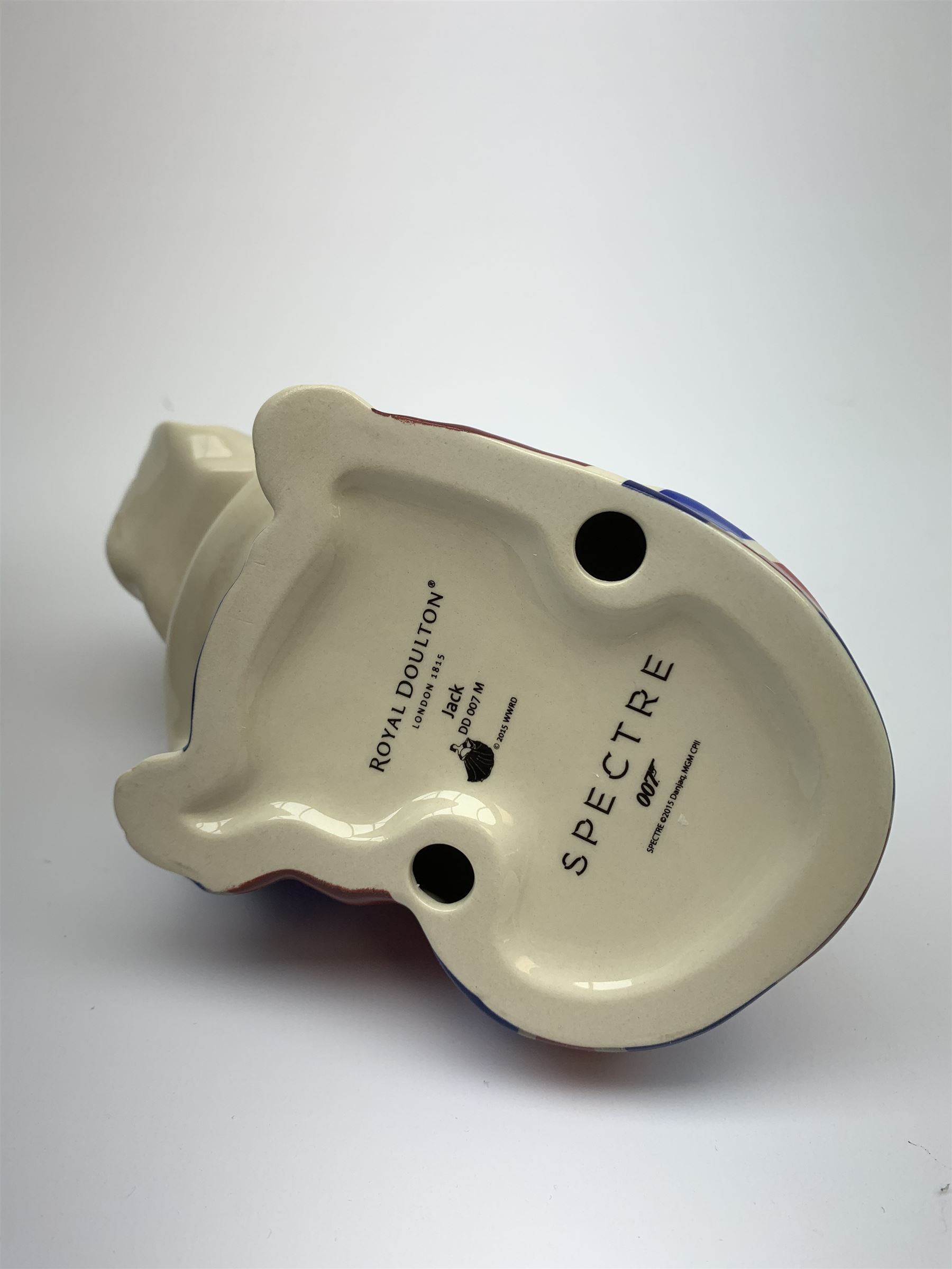 A Royal Doulton James Bond Spectre Edition figure of a bulldog, Jack The Bulldog, DD007M, in maker's box. 