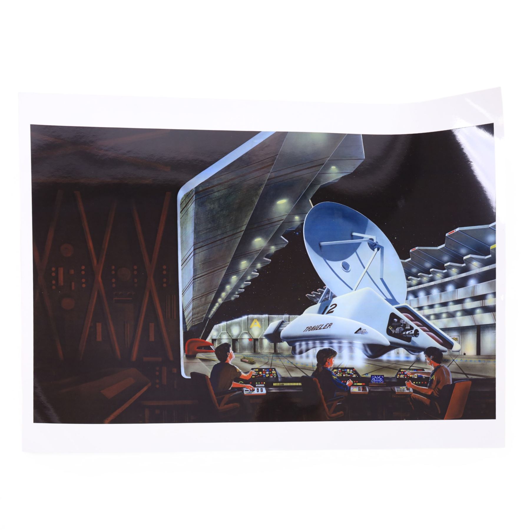 Paul Swendsen (American 20th Century): Eighteen science fiction posters, including cover art and book illustrations, 42x61cm

Notes: This item is from the private collection of Arthur C. Clarke's brother.