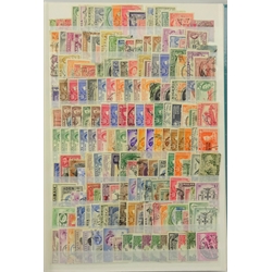 Mainly early Commonwealth and a few British Empire stamps, accumilation in stockbook, approximately 3000 stamps  