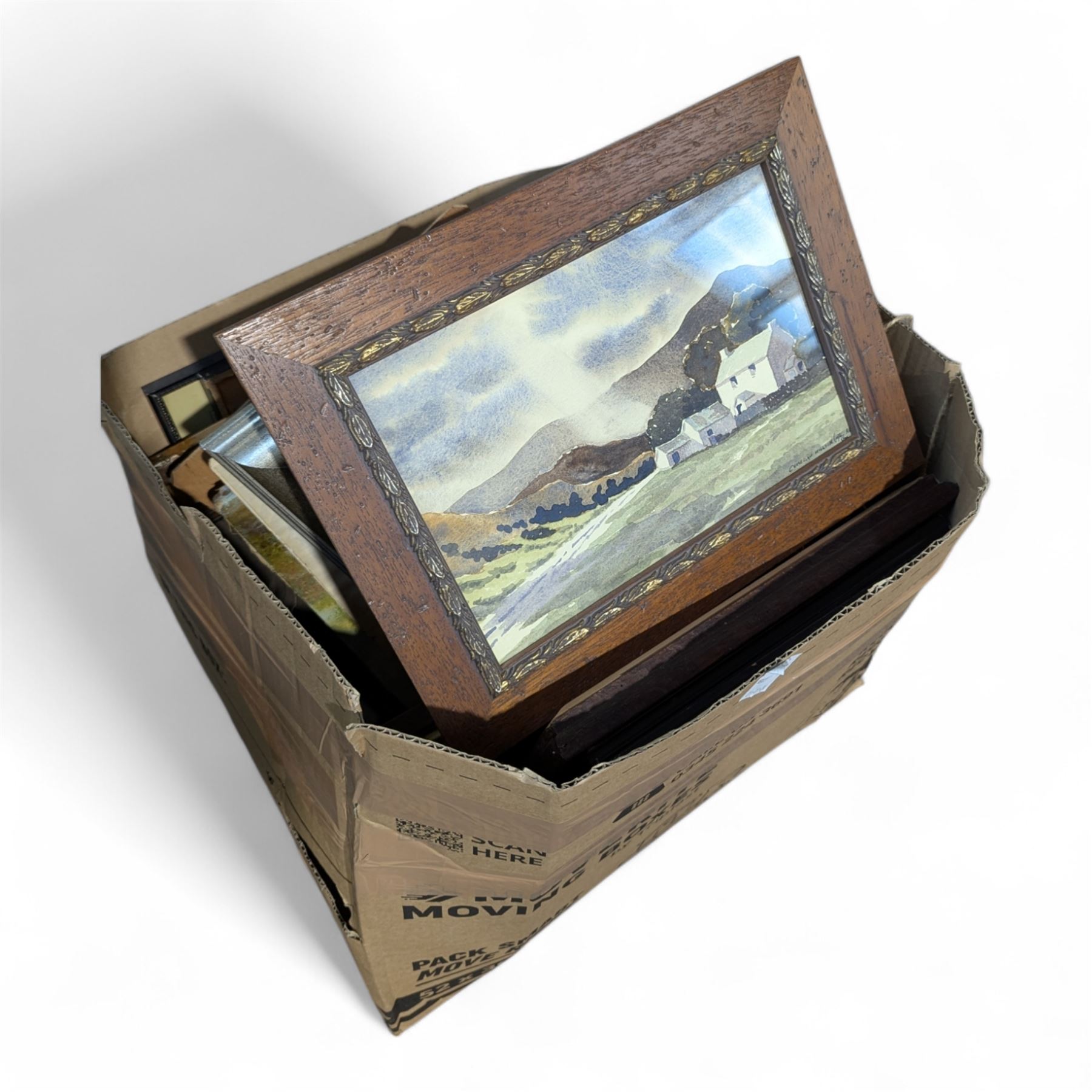 Large collection of original works, engravings and prints (in two boxes)