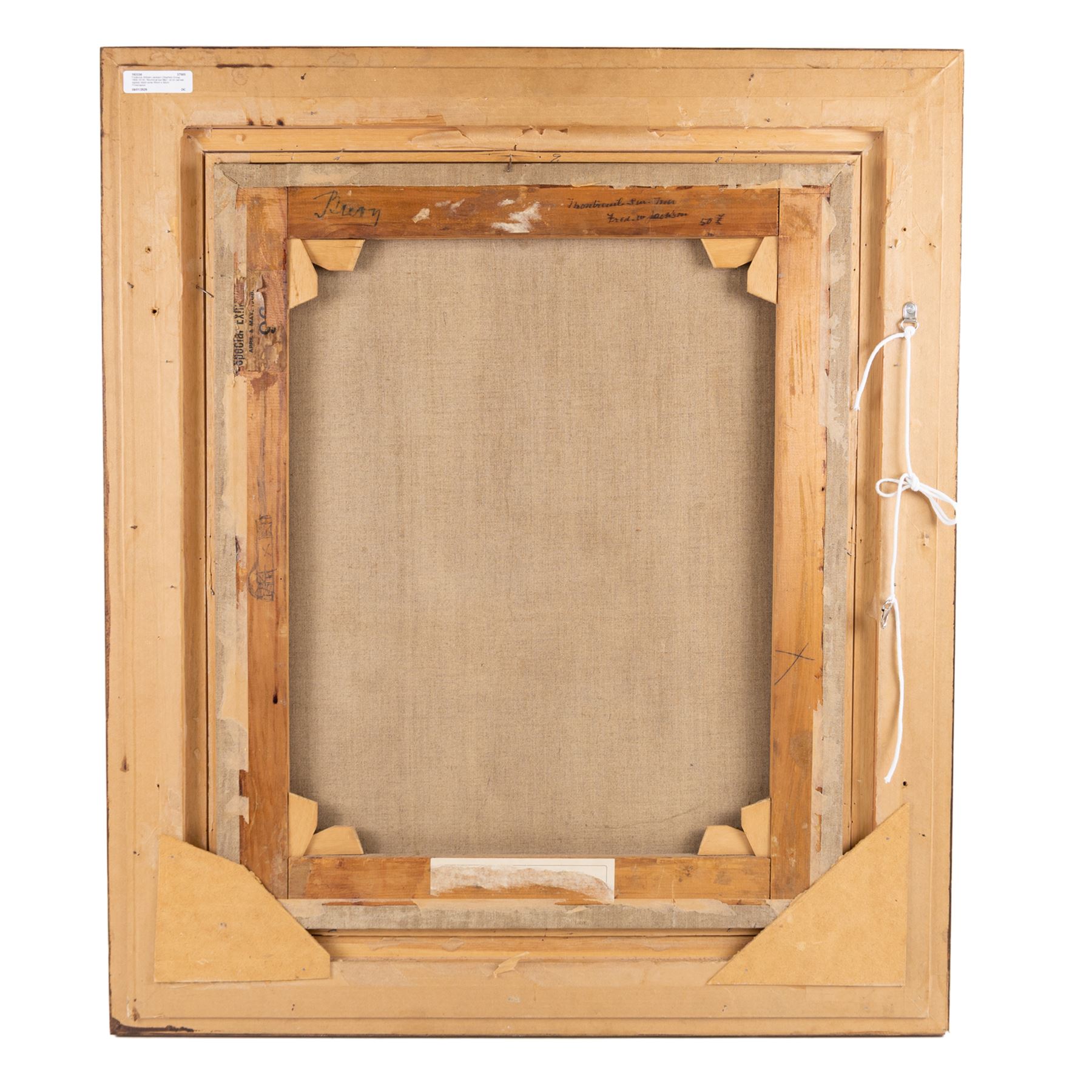 Frederick William Jackson (Staithes Group 1859-1918): 'Montreuil-sur-Mer', oil on canvas signed, titled verso 60cm x 50cm 
Provenance: exh. Phillips & Sons, October 1982