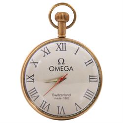 Omega ball form desk clock, H6cm