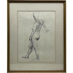 Anne Isabella Brooke (Yorkshire 1916-2002): Female Nude Study's, pencil and ink sketches and watercolour and sanguine chalk signed and variously dated max 52cm x 39cm (4)
Notes: painter and teacher born at South Crosland, Yorkshire principally known for her landscape oils. She attended Chelsea School of Art 1937-39, Huddersfield School of Art 1939-41 and London University. Lived in Harrogate