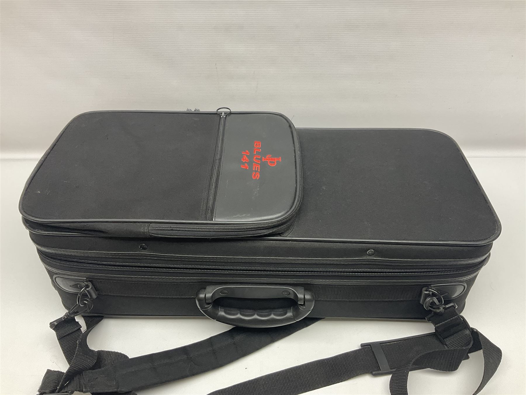 St Louis Alto saxophone, serial no.82437 in John Packer JP Blues 141 carrying case; with two-piece saxophone stand