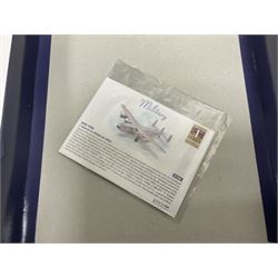 Eleven die-cast models from various makers to include Dinky 955 Fire Engine, missing ladder, boxed; Matchbox YY66 Her Majesty’s Gold State Coach; Corgi - CC18102 Scania R Series Toplone Fridge no.3474/3710; and further vehicles and aeroplanes to include Aviation Archive and Editions Atlas (11) 