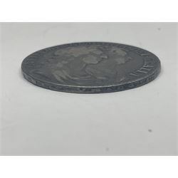 William and Mary 1689 halfcrown coin