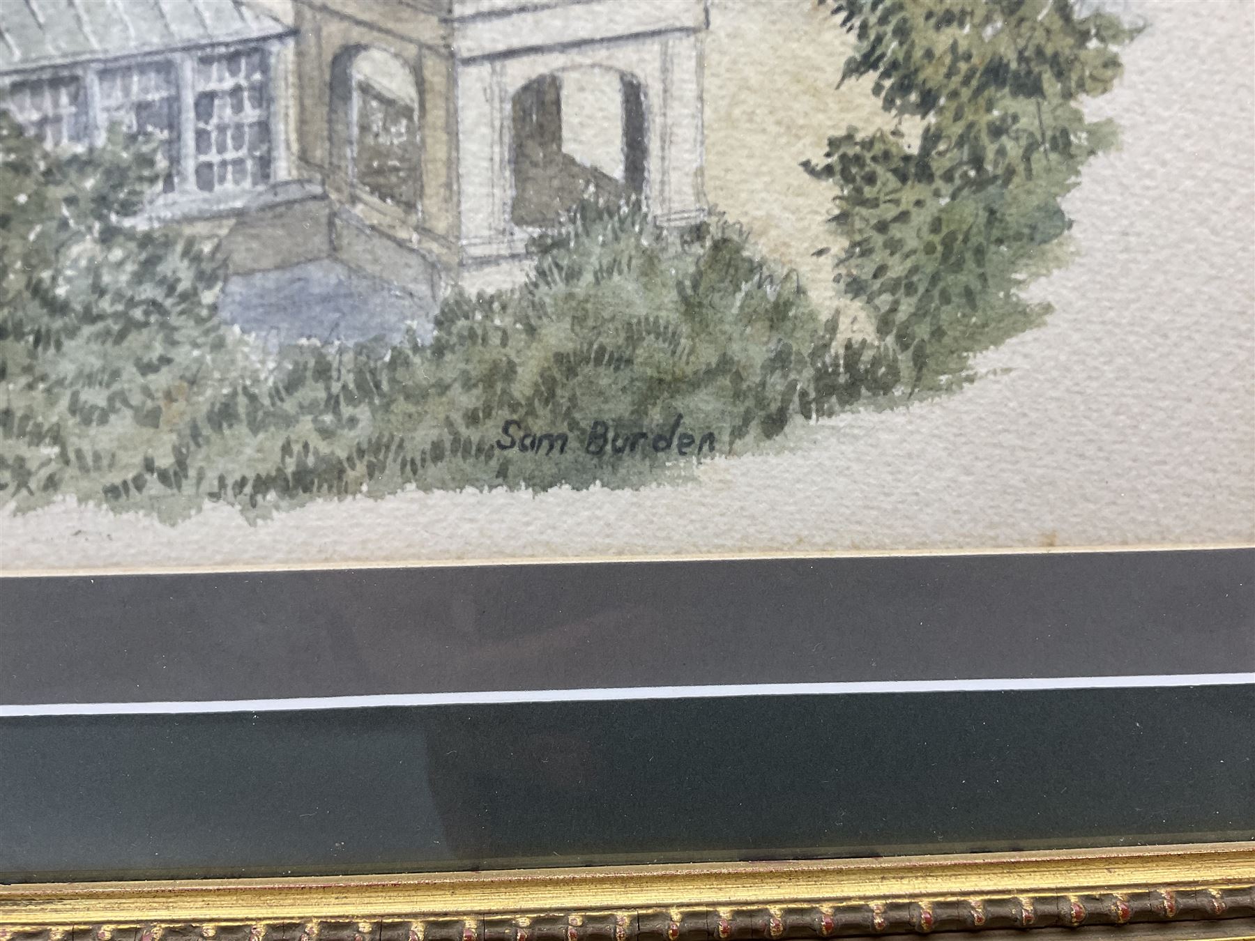 Sam Burden (British 1932/38-): Scarborough Spa, watercolour signed 35cm x 49cm